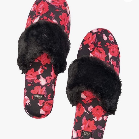 Victoria Secret | Signature Satin Slippers - Picture 1 of 10